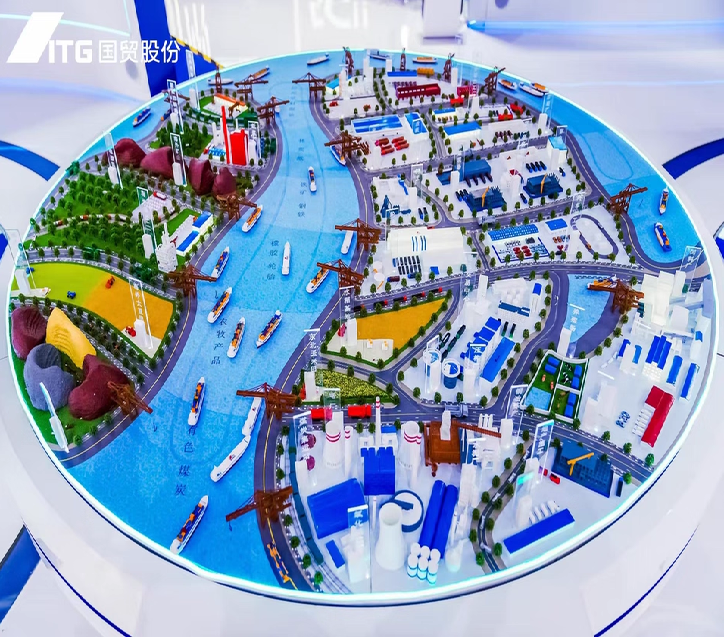 物流倉(cāng)儲(chǔ)樞紐沙盤(pán)