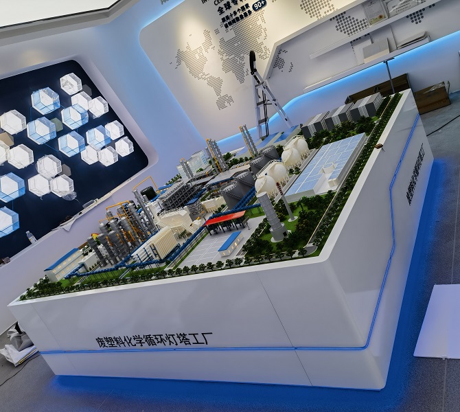 電力能源廠區(qū)沙盤(pán)