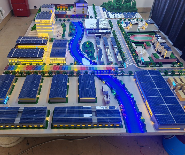 碳中和園區(qū)沙盤