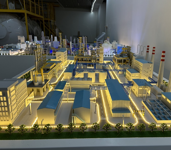 石油煉化一體化沙盤