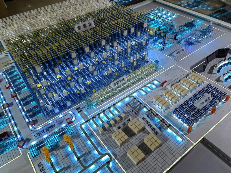 智能倉(cāng)儲(chǔ)系統(tǒng)沙盤(pán)